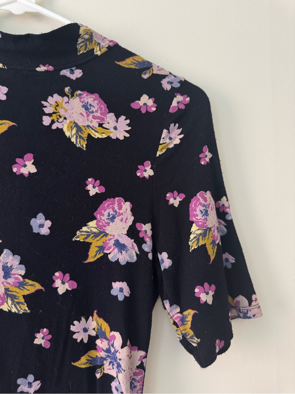 FREE PEOPLE Open Back Floral Blouse S - Picture 9 of 11